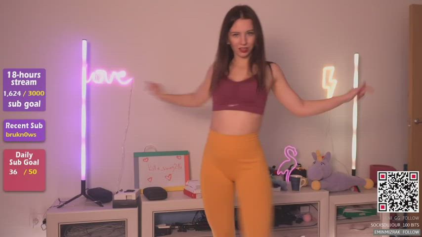 Dancing Leggings Tight Ass gif
