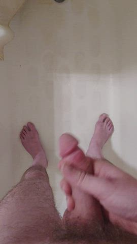 Stroking and pissing