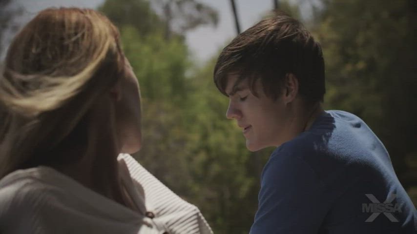 mom smother son gif