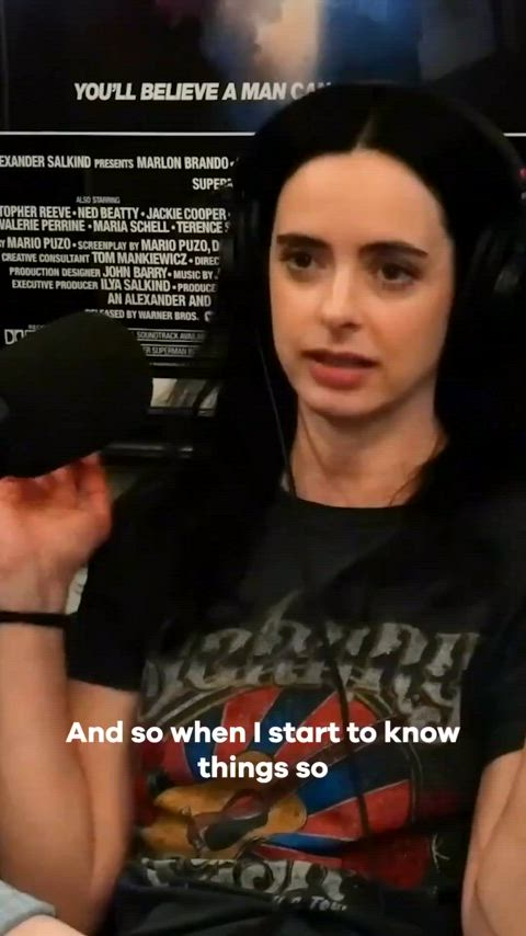 brunette celebrity krysten ritter gif
