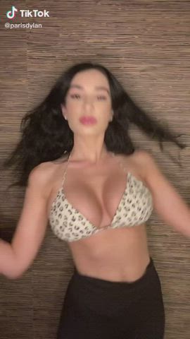 Big Tits Bikini Bouncing Tits gif