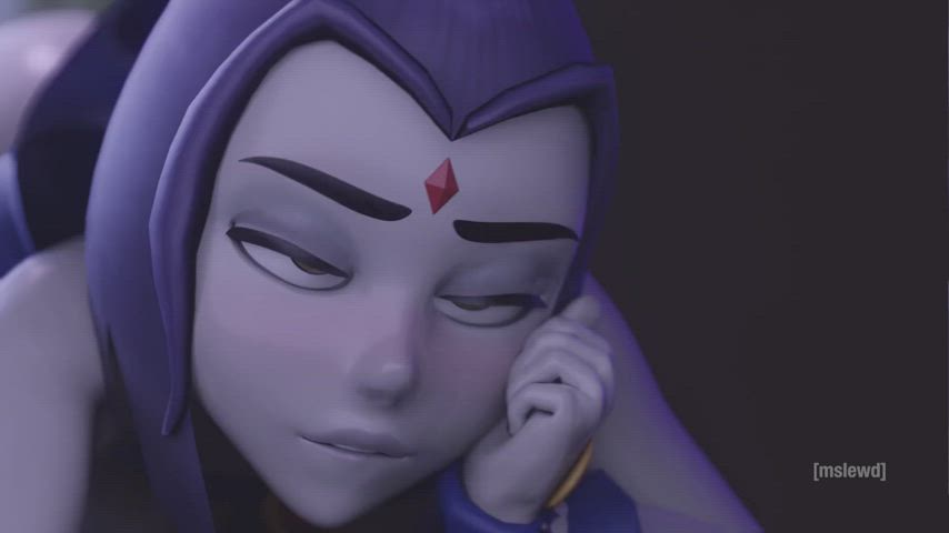 Ravens Big Ass Fucked From Behind (MsLewd) [Teen Titans]