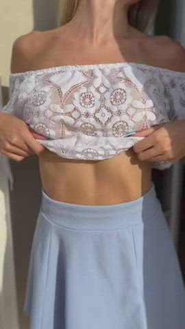 naked teen tits gif