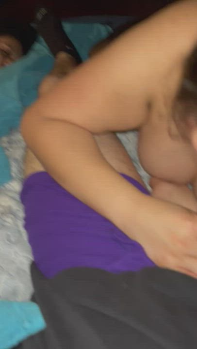 Hubby caught be getting a cumshot on my ass 🥰😌