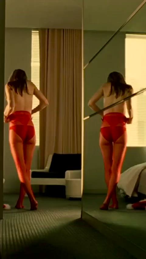 american brunette cute gif