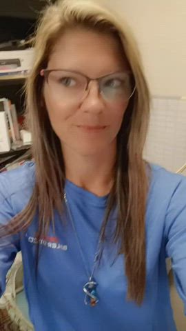 I love teasing my fans in my office!