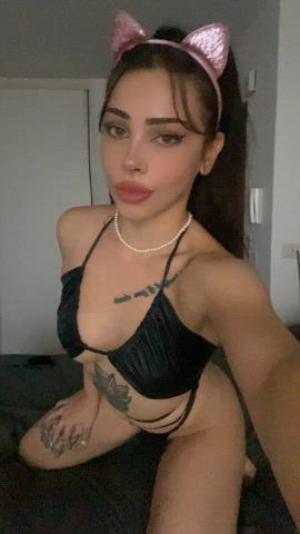 brunette doggystyle latina gif