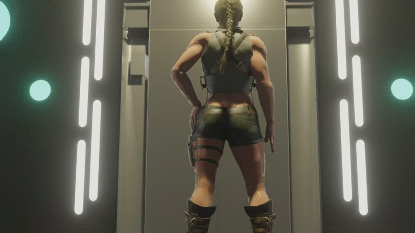 3d animation big dick boobs muscular girl rule34 side fuck gif