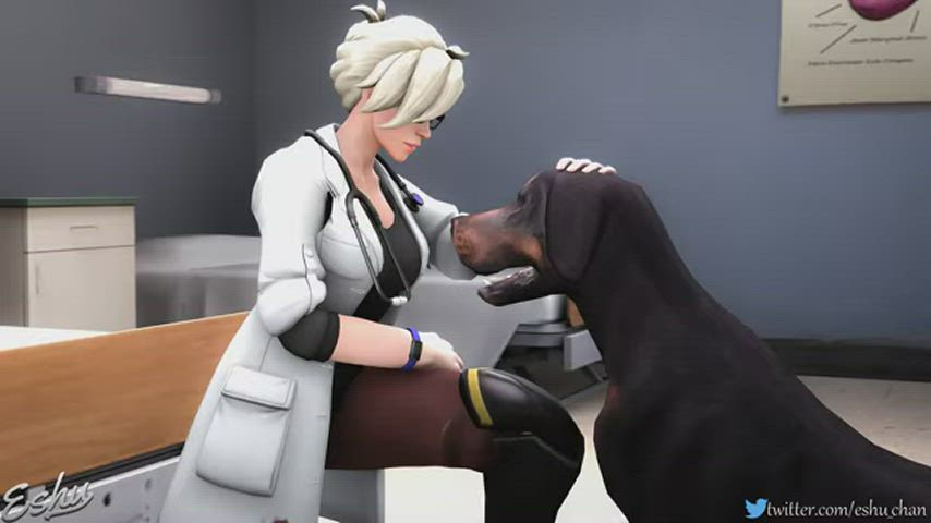 3D Animation Overwatch gif