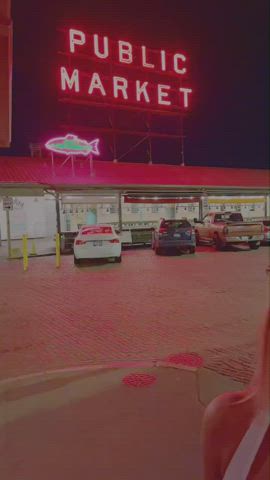 The titty market is open late for the public [gif]