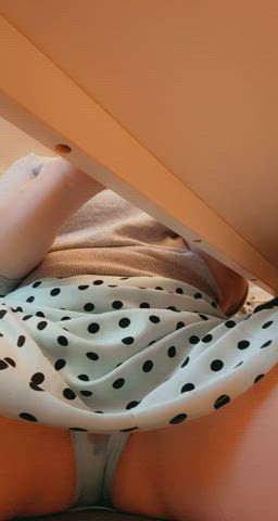Would you mind crawling under my desk? I think a cable has come loose...