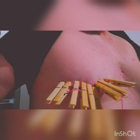 Trying out a small zipper on my breast, need to work on the pull string , but dang