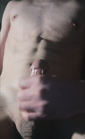 big dick cum jerk off gif