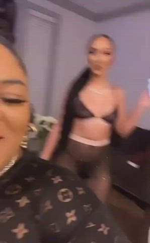 Ass BBC Tights gif