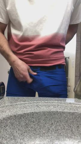 big dick competition flashing gif