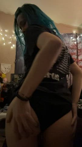 alt ass boobs emo goth nsfw pale pussy tiktok tits gif