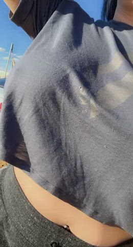 Boobs Bouncing Tits Braless gif