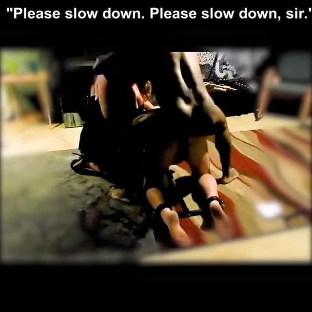 Bull Fucks Cuckold 5 - Please slow down