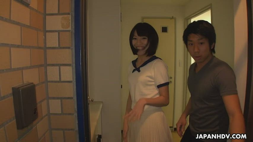 Ruri Narumiya goes to meet a fan as an AV Actress