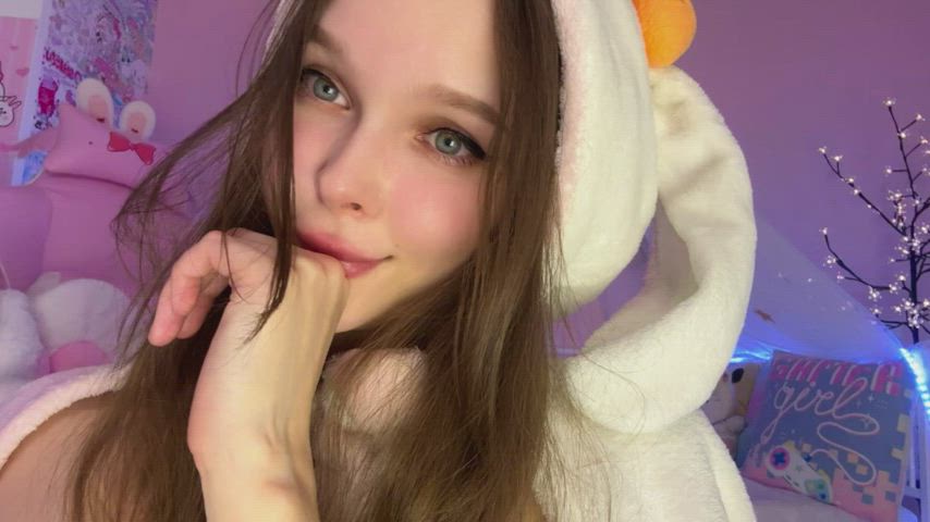 your little girl is in a playful mood today