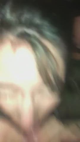 60fps ai upscaled amateur brunette cum cumshot facial gif