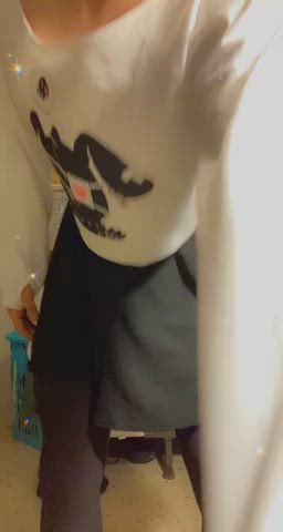 big ass big dick bubble butt curvy femboy panties skirt thick thighs gif