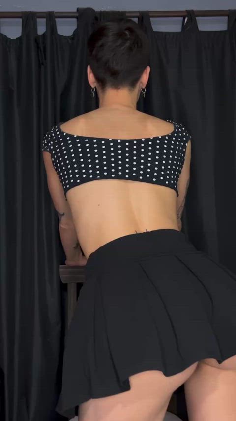 miniskirt open thong, best combo and outfit ever
