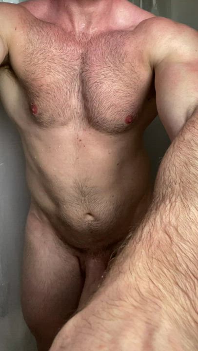 Monster Cock Jerk Off Shower Porn GIF by Diskomusclewolf