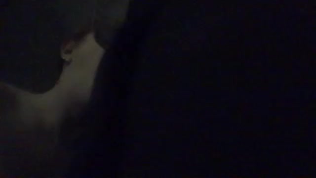 Dumb bitch swallows stranger's cum