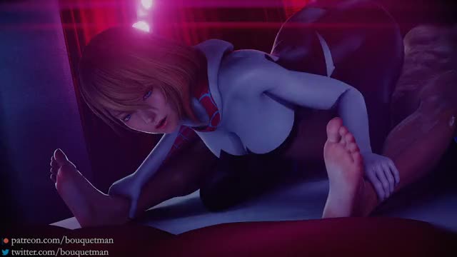 Tamaki cosplaying as Spider-Gwen