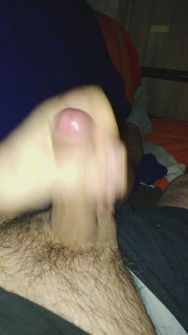 Vocal, verbal thick cock cums
