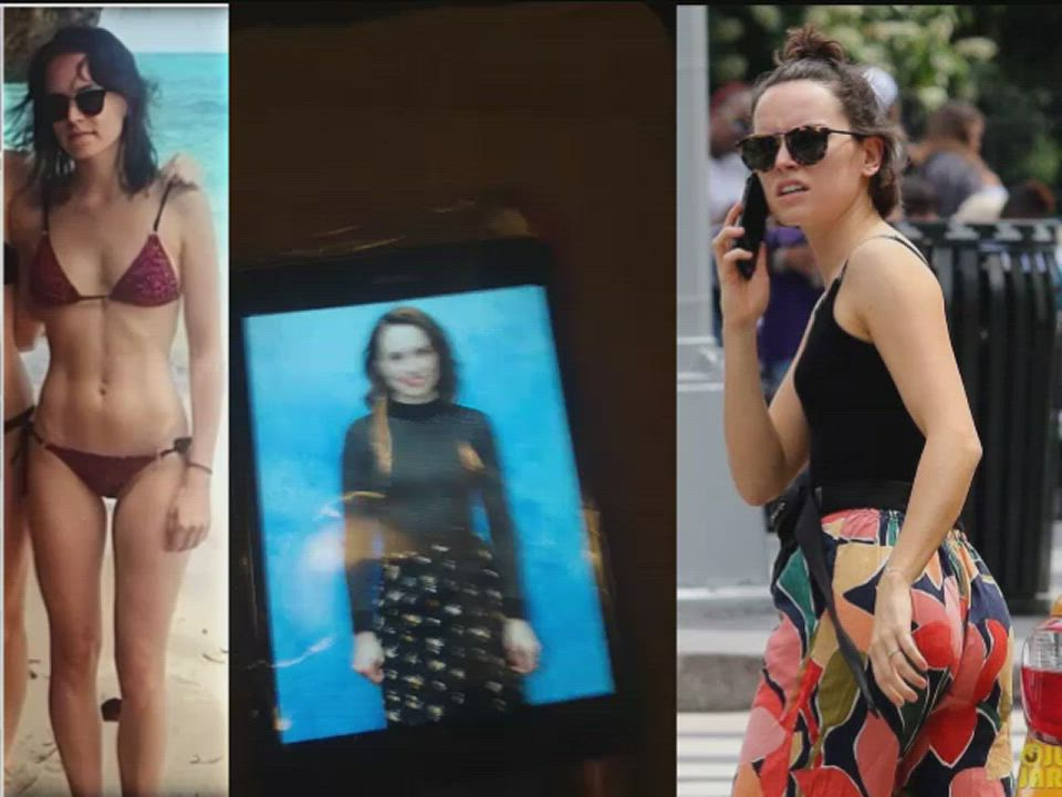 Celebrity Cum Daisy Ridley gif