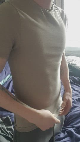 big dick male masturbation masturbating onlyfans solo uncut gif