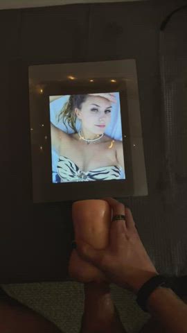 big dick bikini blonde cumshot toy tribute gif