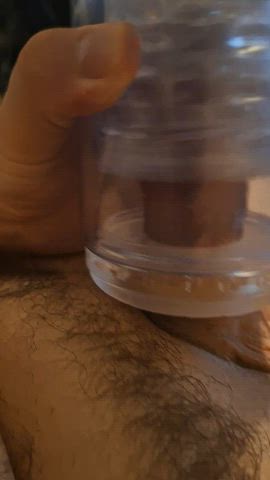 big dick cock fucktoy jerk off masturbating sex toy gif