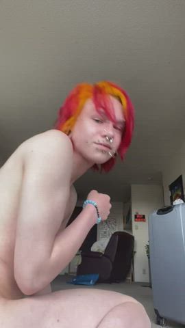 anal anal play ftm fisting gay trans gif