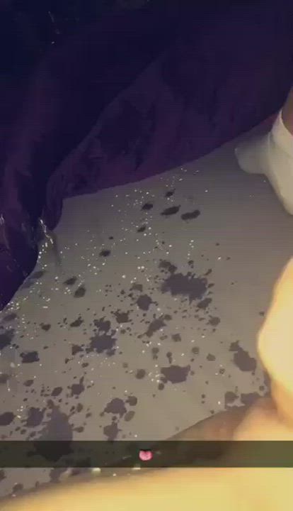 She got the car seat soaked
