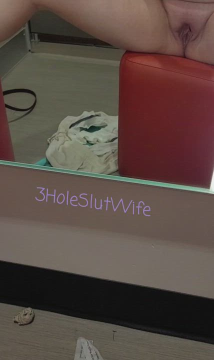 Couldn't help but touch myself in the [F]itting room after I got waxed