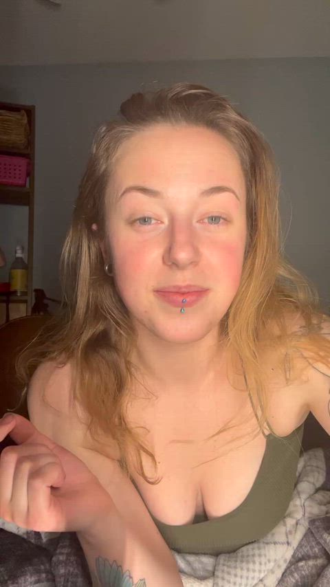 blonde cute dirty blonde milf tattoo tattooed tease white girl gif