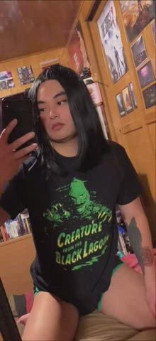 asian asian cock cock worship crossdressing femboy girlcock rubbing sissy sissy slut