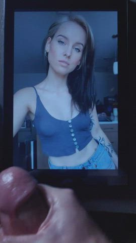 OMGitsfirefoxx (sonja reid) getting blasted with my cum
