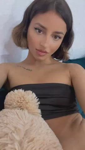 Bikini Boobs Latina Lingerie NSFW Natural Tits OnlyFans gif