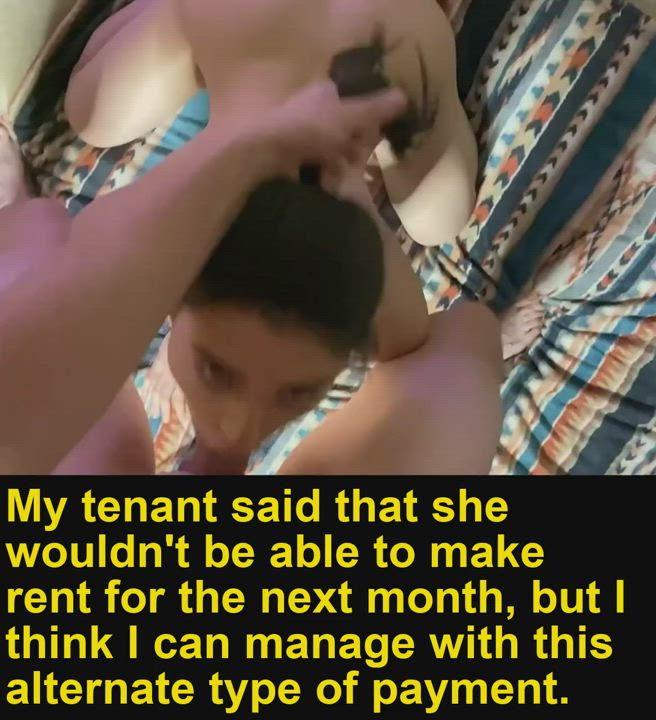 The rent payment (Sound)