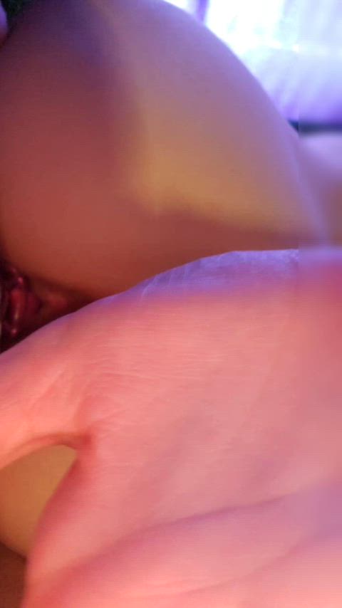 amateur anal ass spread boy pussy butt plug pulsating sex toy teens gif