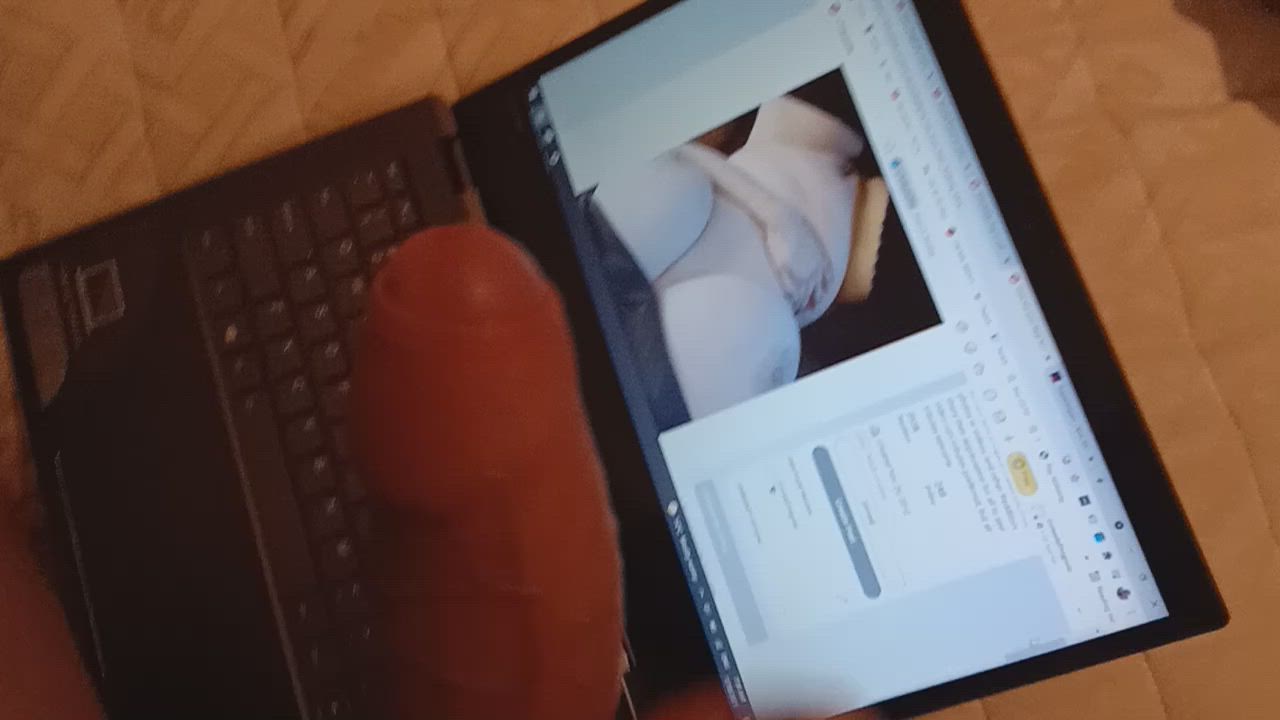 Big Tits Male Masturbation Masturbating gif