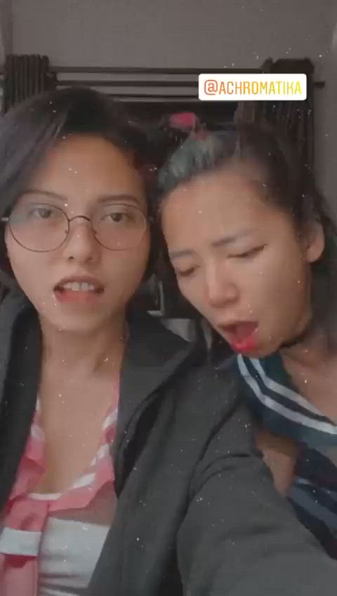 asian hijab indonesian malaysian muslim short hair tiktok gif
