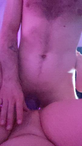 Crackers sheath stretch session start. [MF couple]