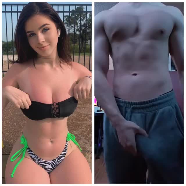 She was checking out your bulge at the pool and you decided to show it to her up