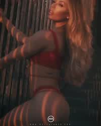 Big Tits Blonde Redhead gif