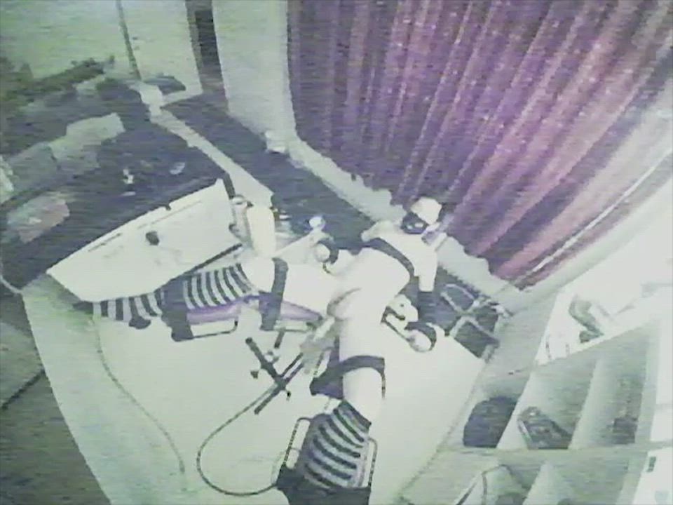 Strapped and having it up my butt